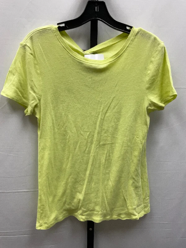 Men’s short-sleeve arch tops-Top Short Sleeve Basic By Old Navy In Yellow, Size: L