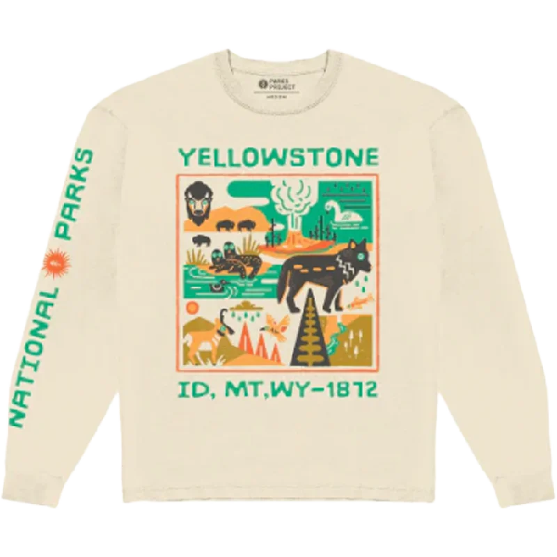 Men’s short-sleeve jolt shirts-Yellowstone 1872 Long Sleeve Tee