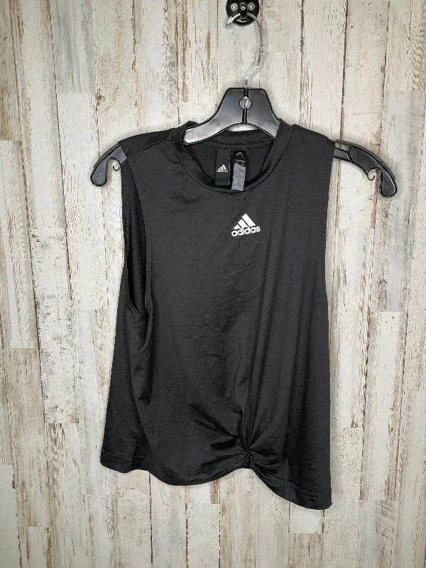 Men’s short-sleeve kink tops-Athletic Tank Top By Adidas  Size: S