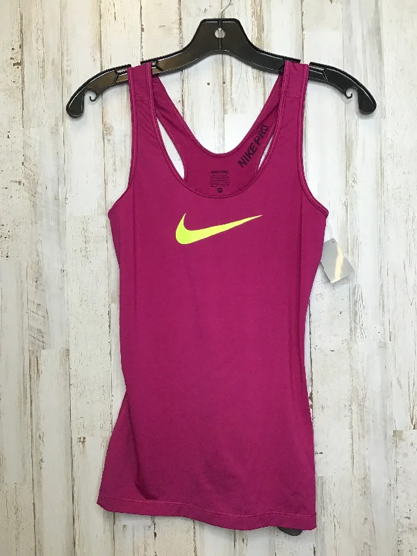 Men’s short-sleeve vane tees-Athletic Tank Top By Nike Apparel  Size: Xs