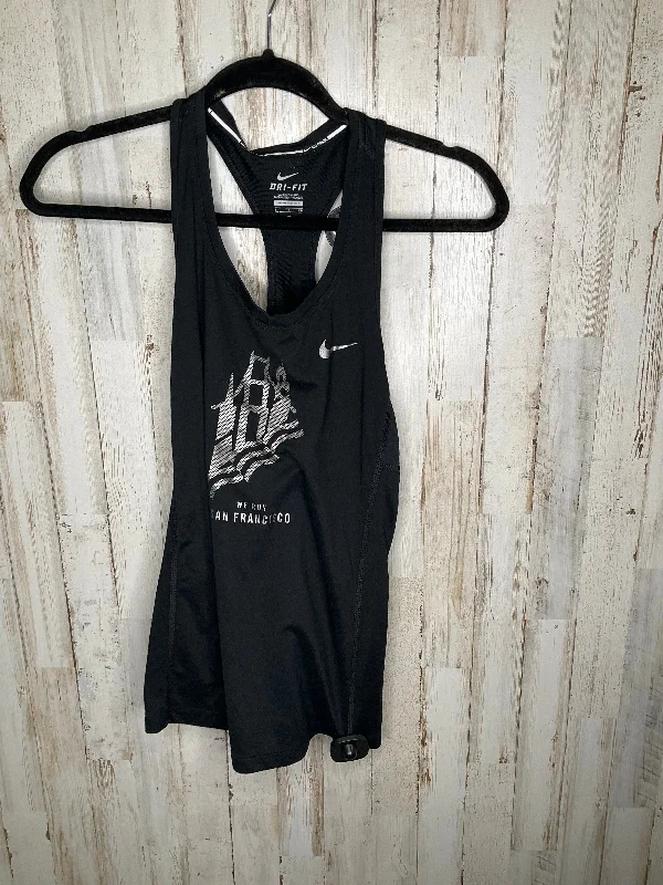 Men’s short-sleeve zest shirts-Athletic Tank Top By Nike In Black, Size: S