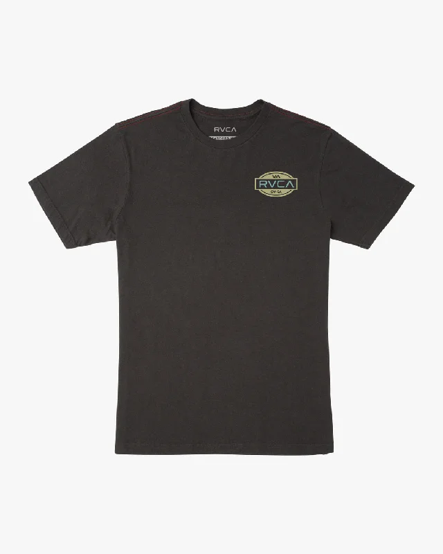 Men’s short-sleeve glint tops-Balance Seal Tee - Pirate Black