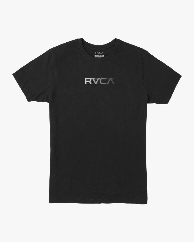 Men’s short-sleeve arc polos-Big RVCA Speed Workout Shirt - Black