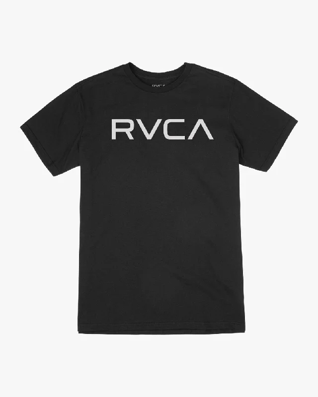 Men’s short-sleeve eave tops-Boys Big RVCA Tee - Black/White