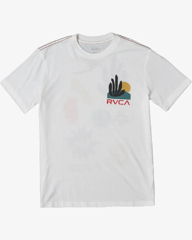 Men’s short-sleeve xing shirts-Boys Paper Cuts Tee - Antique White