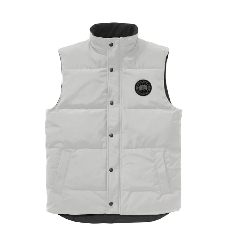 Men’s short-sleeve zephyr shirts-Canada Goose Men's Garson Vest - Black Label