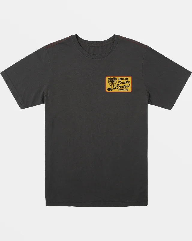 Men’s short-sleeve zing tees-Boys Cobra Service Tee - Pirate Black