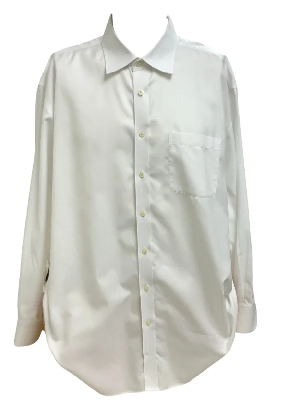 Men’s short-sleeve idly polos-Charles Tyritt Men’s Shirt White 18/35