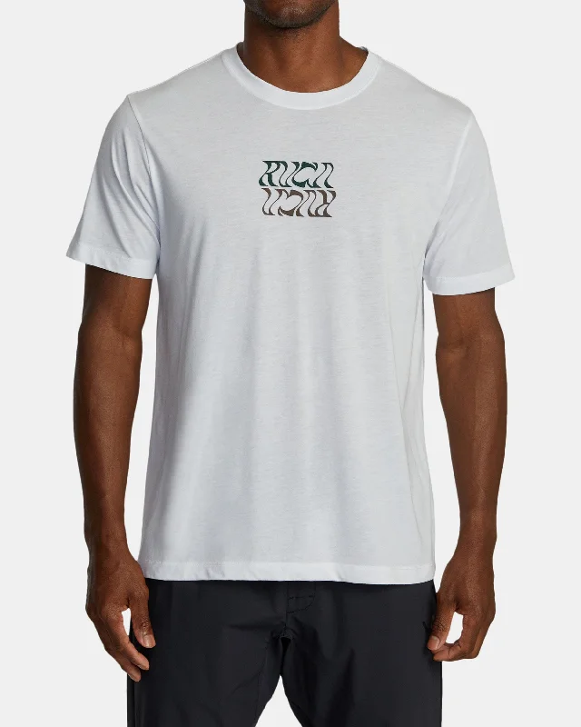 Men’s short-sleeve yeoman tees-Flip Flow Sport Tech Tee - White