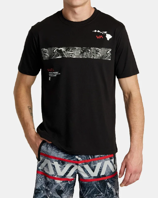 Men’s short-sleeve oust tops-Hawaii Topo Tee - Black