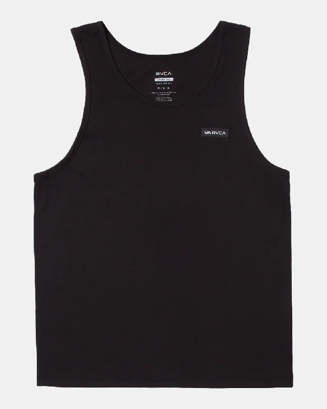 Men’s short-sleeve marled tees-Icon Tank Top - Black