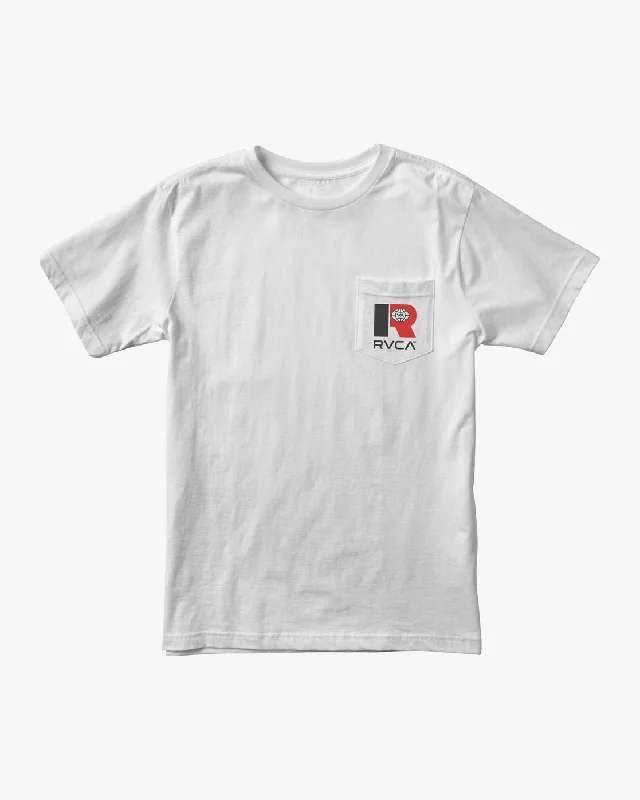 Men’s short-sleeve eave tops-Logistics Pocket Tee - White