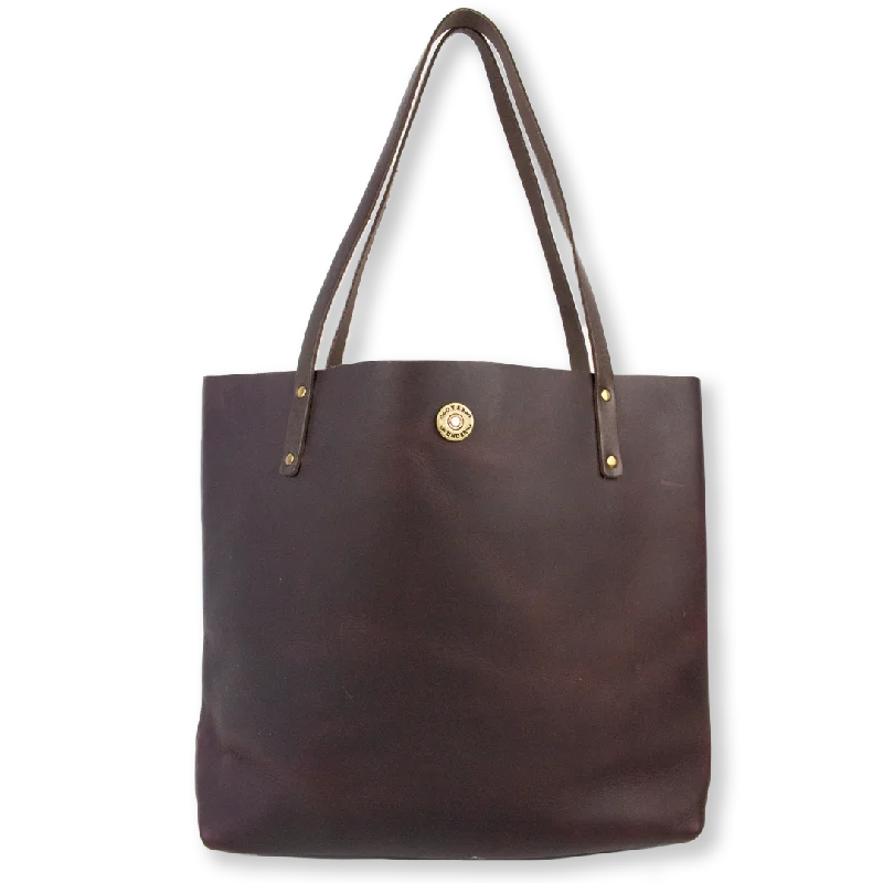 Men’s short-sleeve open weave tops-Marion Tote Black Cherry Leather