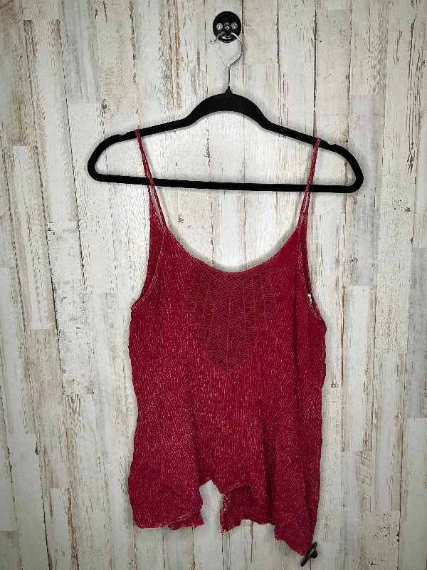 Men’s short-sleeve lush shirts-Red Tank Top Altard State, Size M