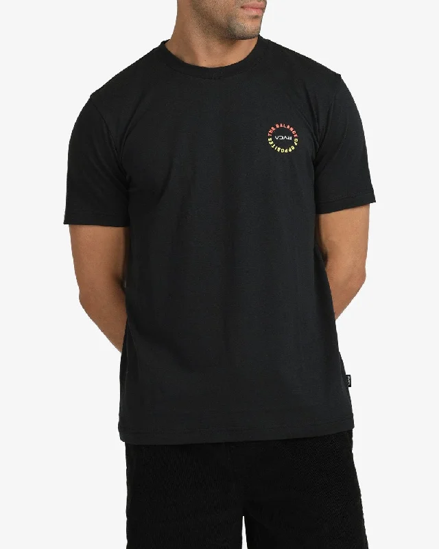 Men’s short-sleeve acme polos-RVCA Rings Tee - Black