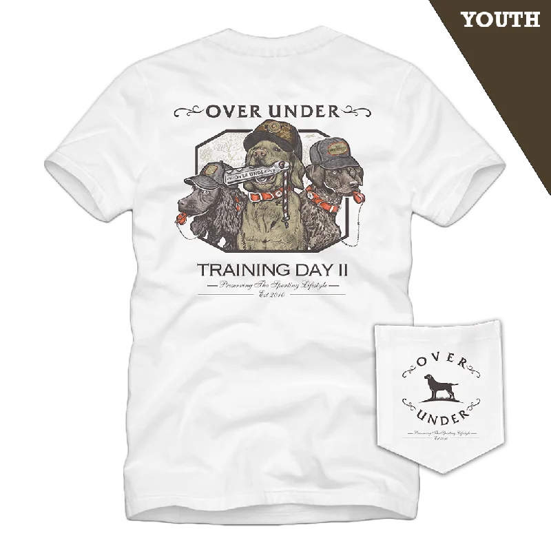 Men’s short-sleeve sift tops-S/S Youth Training Day II T-Shirt White