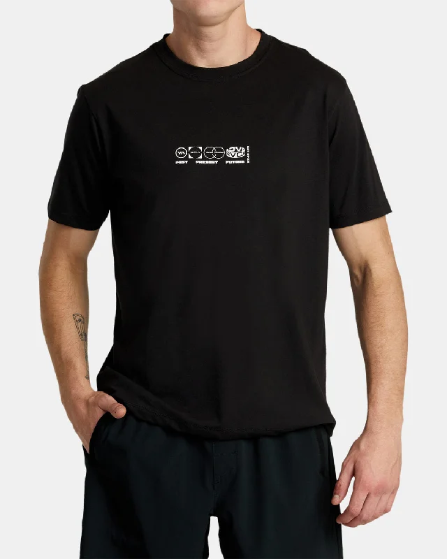 Men’s short-sleeve arch tops-Segments Tee - Black