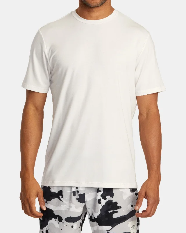 Men’s short-sleeve kink tops-Bedwin x Stash Balance Tee - Off White