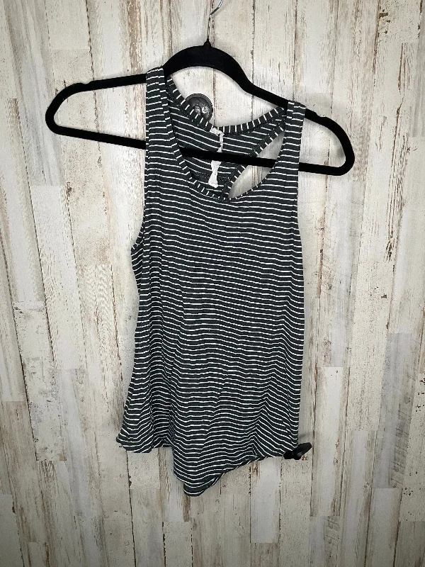 Men’s short-sleeve perk shirts-Striped Pattern Athletic Tank Top Lululemon, Size S