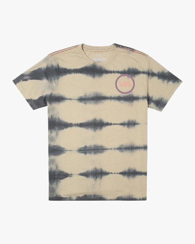 Men’s short-sleeve mire polos-VA Mod Tie-Dye Tee - Black/Tan Tie Dye