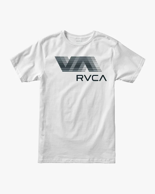 Men’s short-sleeve acme polos-VA RVCA Blur Short Sleeve Performance Tee - White