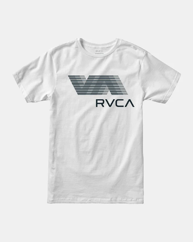 Men’s short-sleeve eave tops-VA RVCA Blur Tee - White