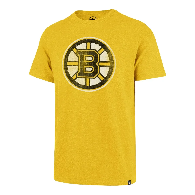 Men’s short-sleeve field shirts-BOSTON BRUINS GRIT '47 SCRUM TEE