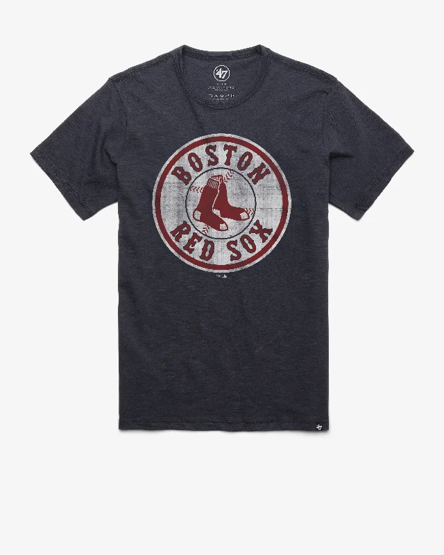 Men’s short-sleeve tope shirts-BOSTON RED SOX GRIT '47 SCRUM TEE