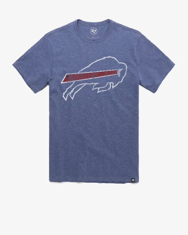 Men’s short-sleeve sift tops-BUFFALO BILLS GRIT '47 SCRUM TEE