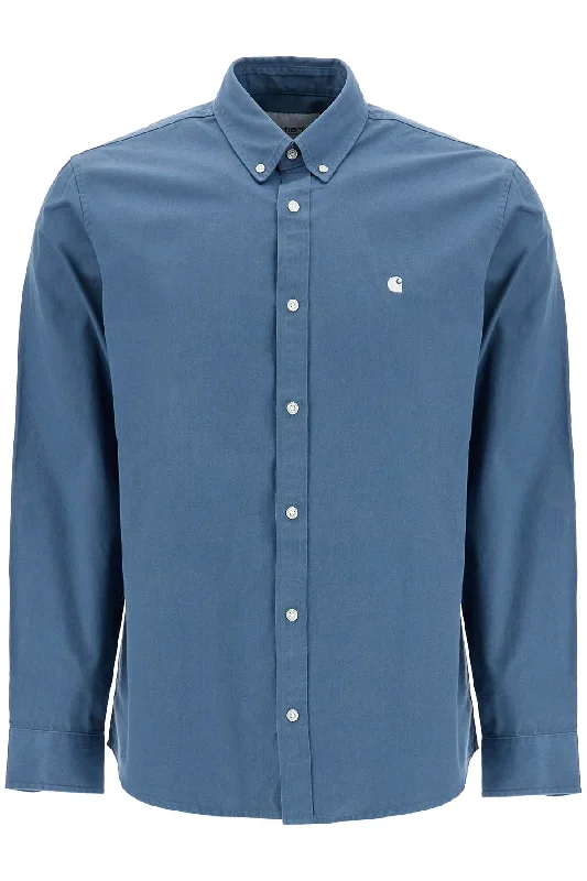 Men's subtle micro-foulard shirts-Carhartt Wip Men's Madison Button-Down Shirt