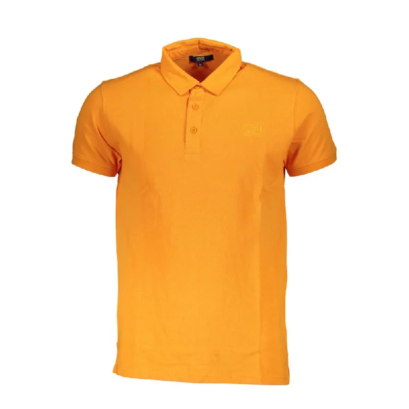 Men’s short-sleeve kink polos-Cavalli Class  Cotton Polo Men's Shirt