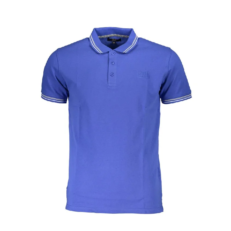 Men’s short-sleeve clad polos-Cavalli Class  Cotton Polo Men's Shirt