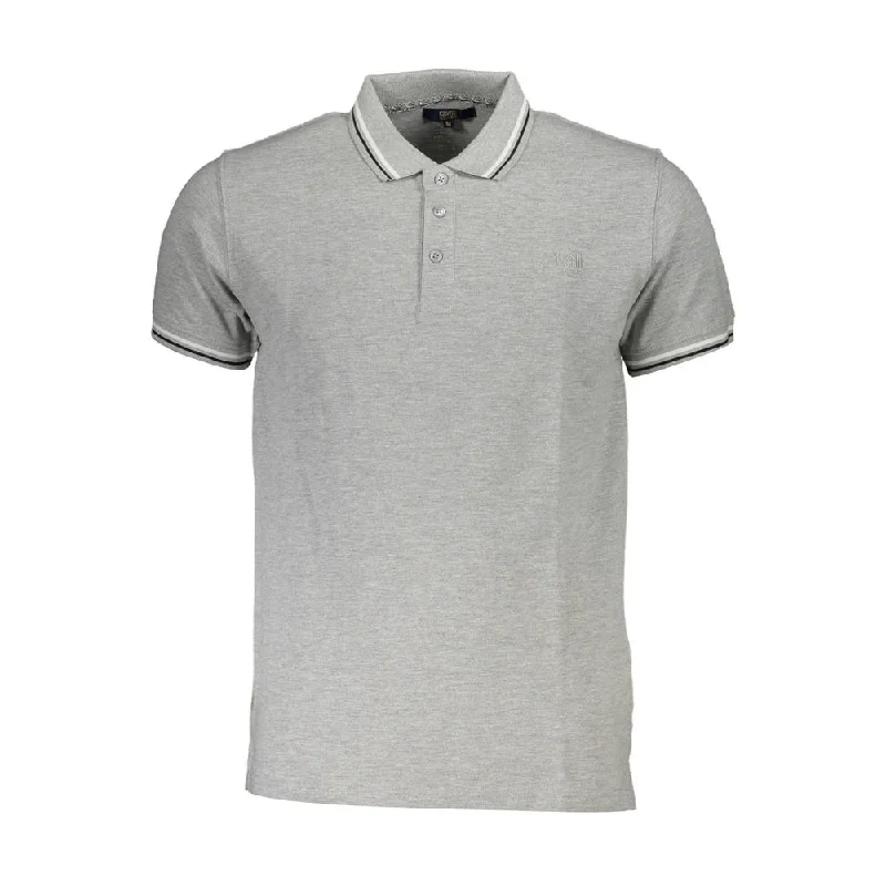 Men’s short-sleeve jolt shirts-Cavalli Class  Cotton Polo Men's Shirt