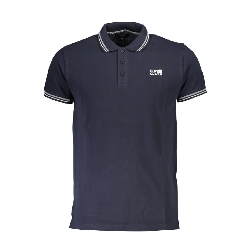 Men’s short-sleeve urge tops-Cavalli Class  Cotton Polo Men's Shirt