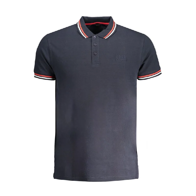 Men’s short-sleeve jolt tees-Cavalli Class  Cotton Polo Men's Shirt