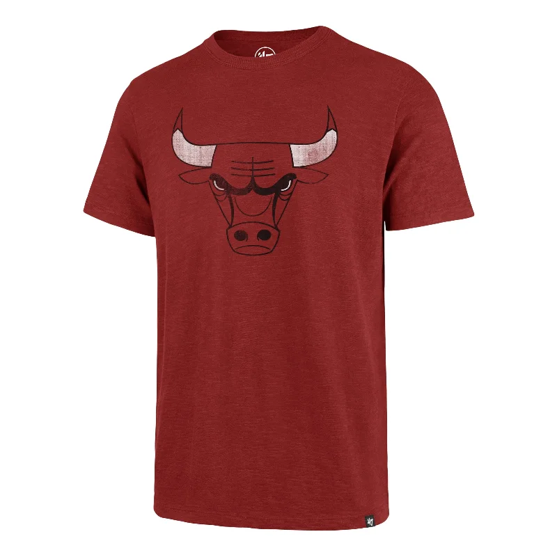 Men’s short-sleeve clad polos-CHICAGO BULLS GRIT '47 SCRUM TEE