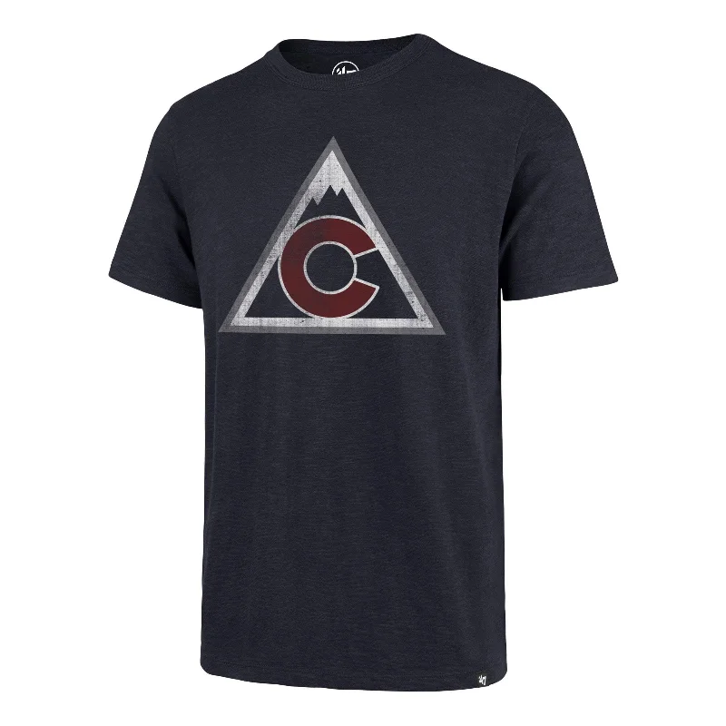 Men’s short-sleeve xeno shirts-COLORADO AVALANCHE GRIT '47 SCRUM TEE