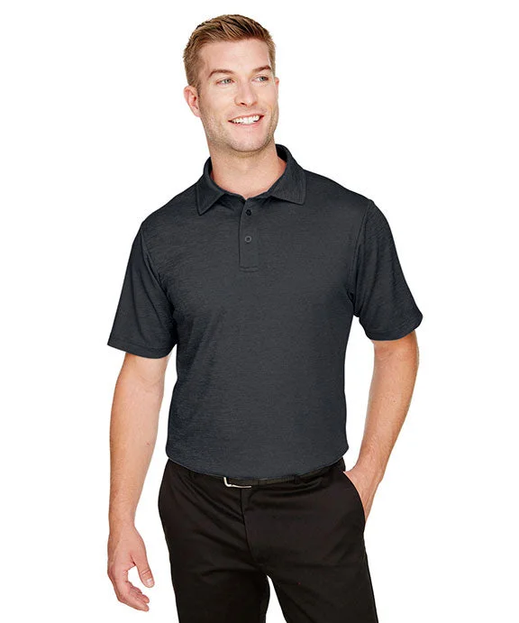 Men’s short-sleeve elan polos-DG22 - Devon & Jones CrownLux Performance® Mens Address Melange Polo Shirt