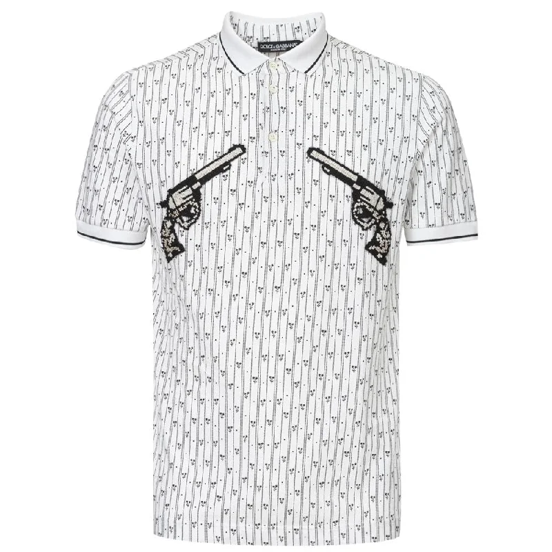 Men’s short-sleeve acme polos-Dolce & Gabbana  Cotton Polo Men's Shirt