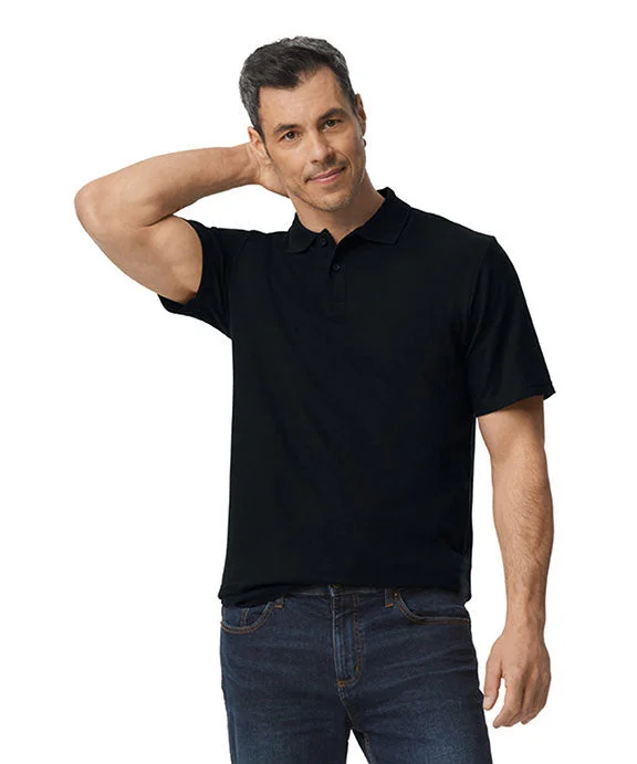 Men’s short-sleeve perk shirts-G648 - Gildan Mens Softstyle Double Pique Polo Shirt