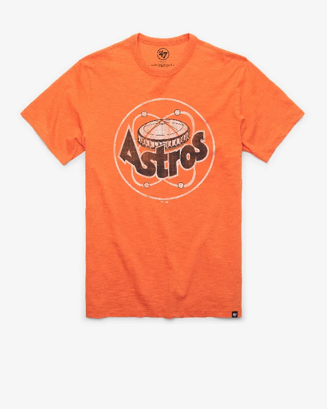 Men’s short-sleeve fizz tees-HOUSTON ASTROS COOPERSTOWN GRIT VINTAGE '47 SCRUM TEE