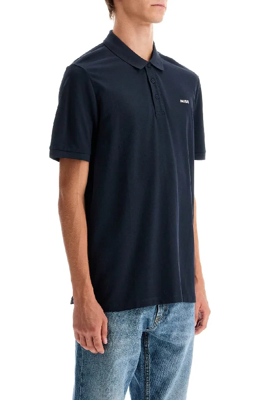 Men’s short-sleeve fizz tees-Hugo Cotton Piquã Donos Polo Shirt