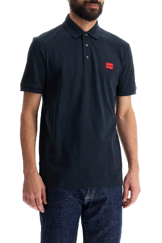 Men’s short-sleeve urge polos-Hugo Polo Shirt With Logo Label