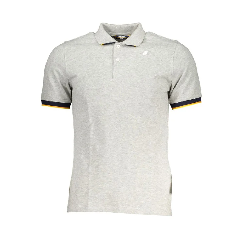 Men’s short-sleeve apex tops-K-WAY  Cotton Polo Men's Shirt