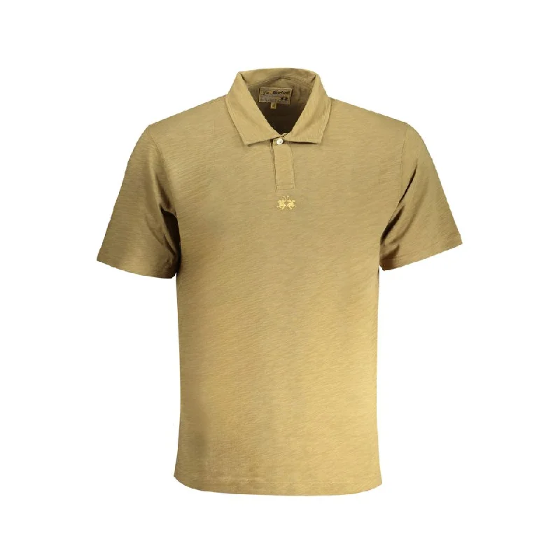 Men’s short-sleeve arch tops-La Martina  Cotton Polo Men's Shirt