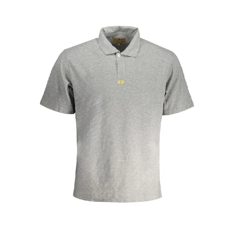 Men’s short-sleeve urge tops-La Martina  Cotton Polo Men's Shirt