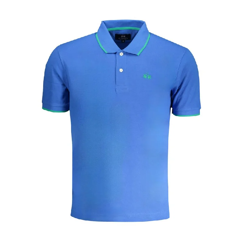 Men’s short-sleeve xeno shirts-La Martina  Cotton Polo Men's Shirt