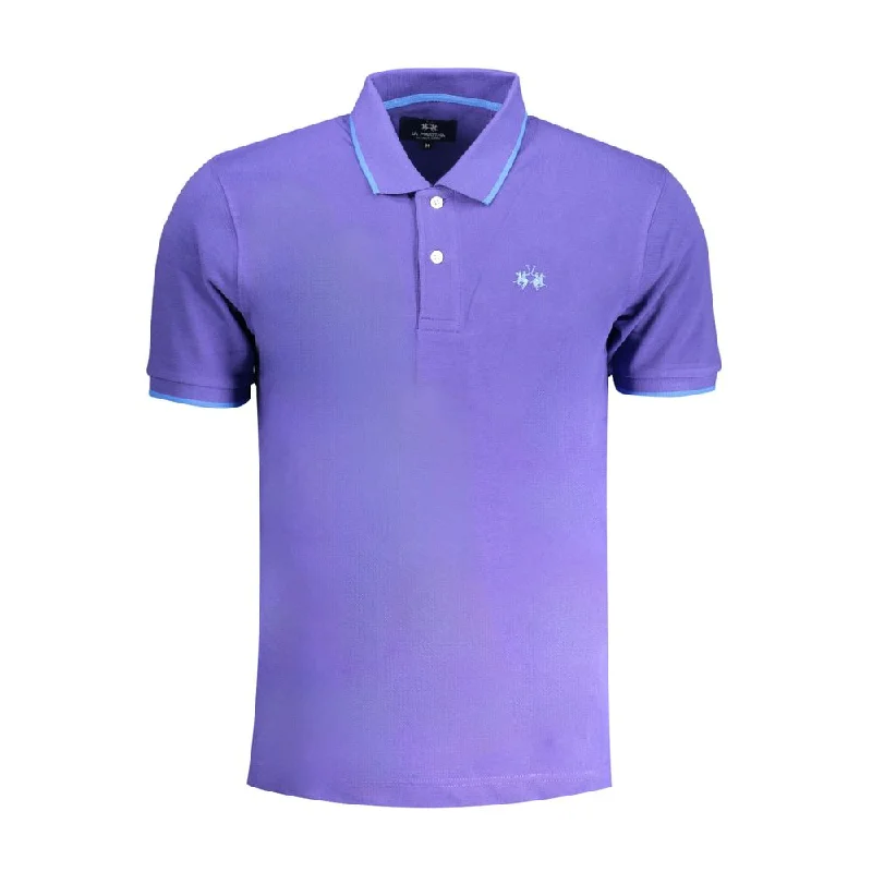 Men’s short-sleeve idly tops-La Martina  Cotton Polo Men's Shirt