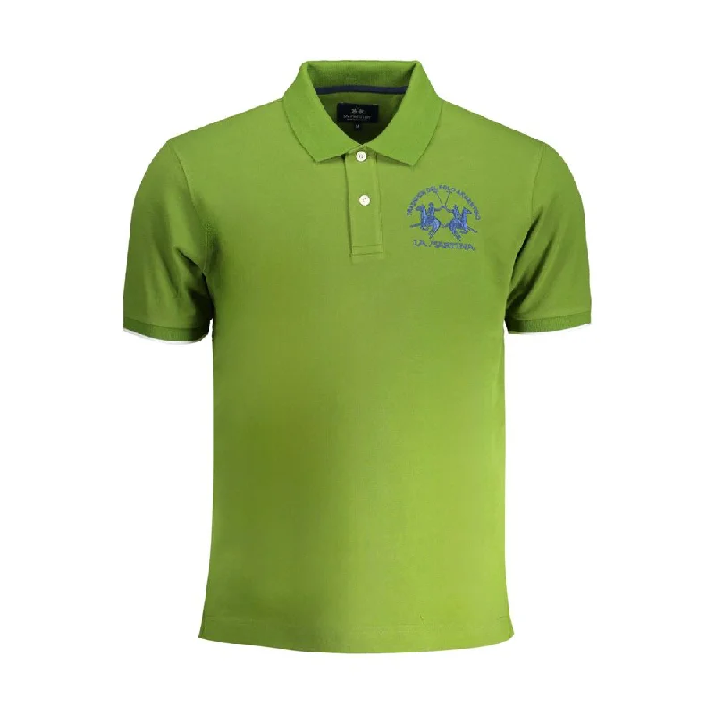 Men’s short-sleeve sift tops-La Martina  Cotton Polo Men's Shirt