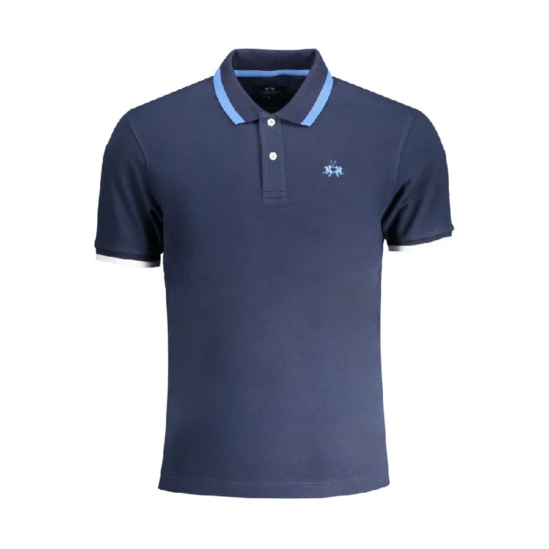 Men’s short-sleeve pelt tees-La Martina  Cotton Polo Men's Shirt